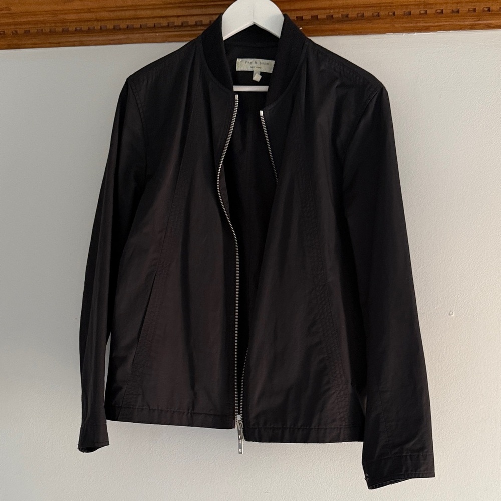 rag & bone Men's Black Lightweight Jacket